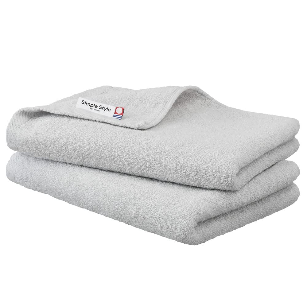 Iris Ohyama Imabari Towel Certified Big Face Towel Light Gray Set of 2 Cotton Daily Towel Moderate thickness for everyday use Features absorbency and
Iris Ohyama Imabari Towel Certified Big Face Towel Light Gray Set of 2 Cotton Daily Towel Moderate thickness for everyday use Features absorbency and