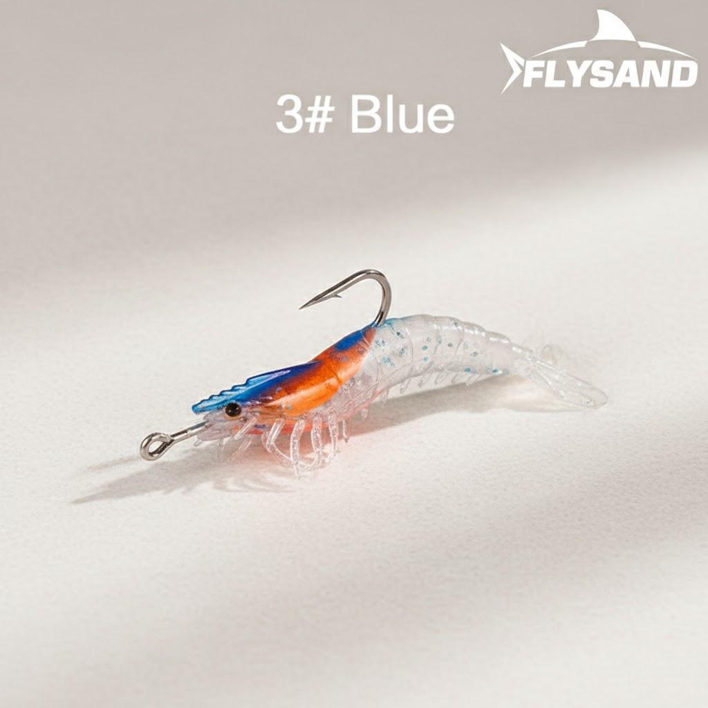 Soft Shrimp Lure Silicone Fishing Baits 6cm 3g Wobbler Baits with Hooks for Carp Fishing Tackle Outdoor Sports синій
Soft Shrimp Lure Silicone Fishing Baits 6cm 3g Wobbler Baits with Hooks for Carp Fishing Tackle Outdoor Sports синій