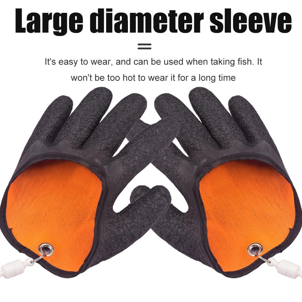 Fishing Gloves Anti-Slip Protect Hand from Puncture Scrapes Fisherman Professional Catch Fish Latex Hunting Gloves Left/Right
Fishing Gloves Anti-Slip Protect Hand from Puncture Scrapes Fisherman Professional Catch Fish Latex Hunting Gloves Left/Right