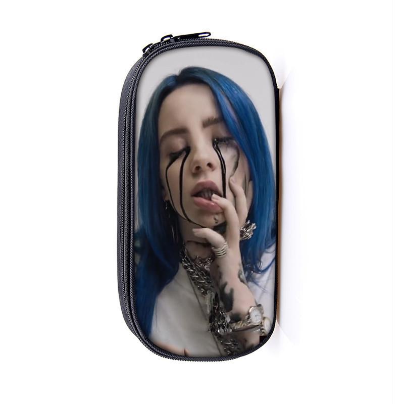 Billie Eilish Notebook Pouch With Nylon Material For Students And Fans Style D1
Billie Eilish Notebook Pouch With Nylon Material For Students And Fans Style D1