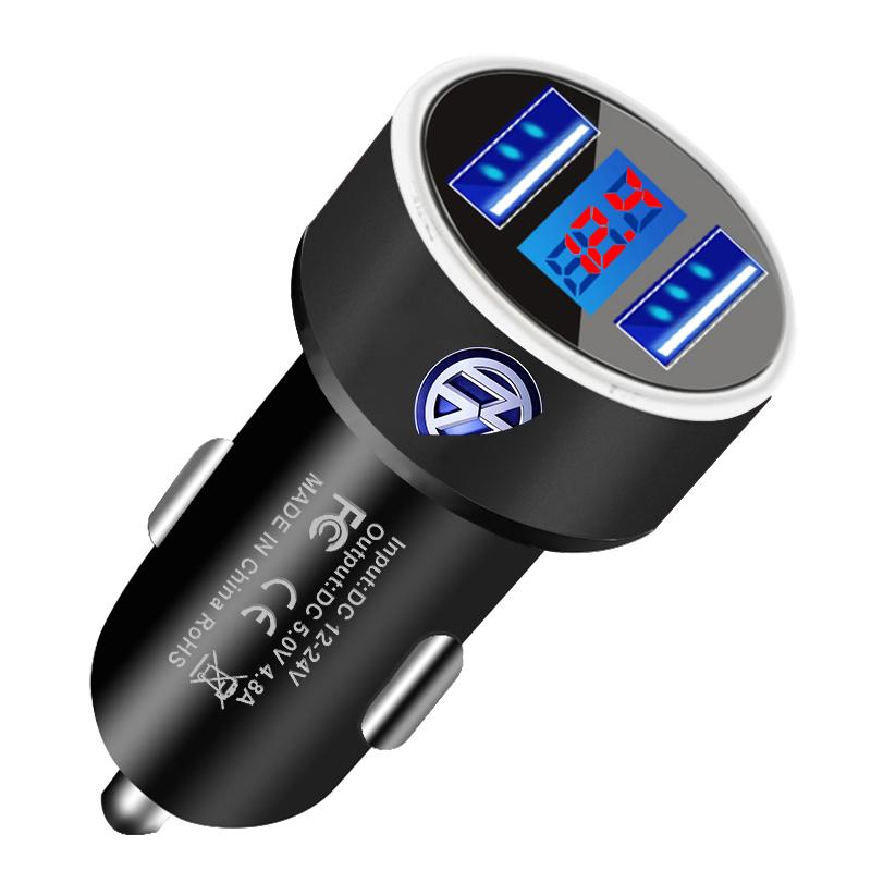 Car Stickers New With Digital Display 2 Port Car Charger Fast USB Charging Adapter For Volkswagen Golf-5 6 7 Bora Jetta POLO MK4
Car Stickers New With Digital Display 2 Port Car Charger Fast USB Charging Adapter For Volkswagen Golf-5 6 7 Bora Jetta POLO MK4