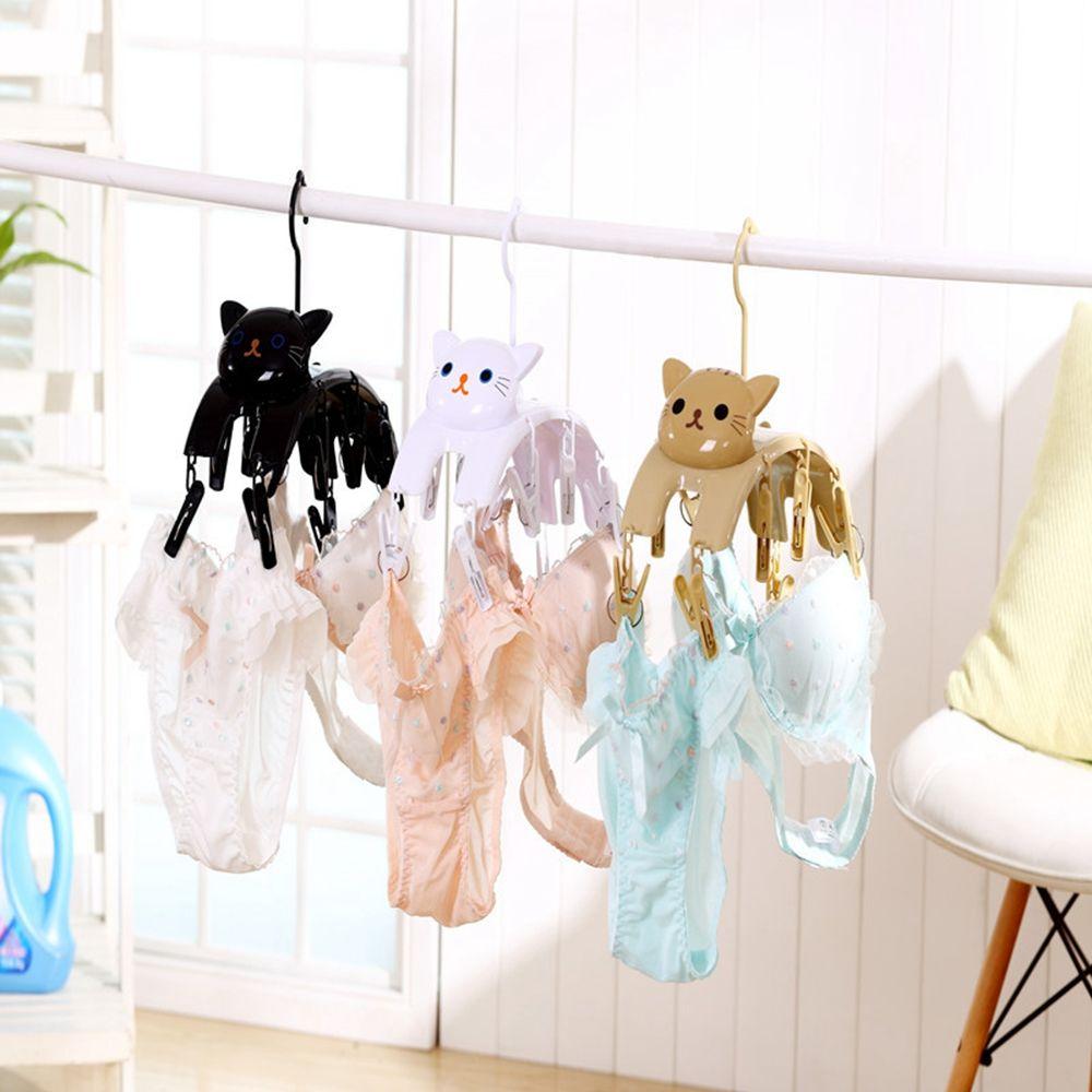 Cat Shape PP Material Laundry Clips Drying Rack Laundry Supplies Clothes Storage Underwear Hanger чёрный
Cat Shape PP Material Laundry Clips Drying Rack Laundry Supplies Clothes Storage Underwear Hanger чёрный