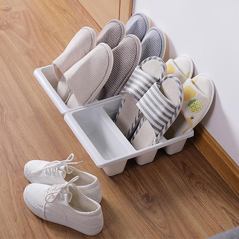 Creative Upright Shoe Storage Box Plastic Shoe Cabinet Organizer Vertical Economy Slippers Rack Household El Shoes Holder
Creative Upright Shoe Storage Box Plastic Shoe Cabinet Organizer Vertical Economy Slippers Rack Household El Shoes Holder