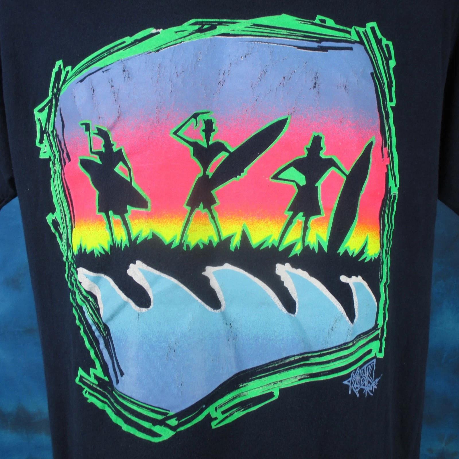 vintage 80s SURF BEACH SUNSET CARTOON T-Shirt LARGE wave skate single stitch M
vintage 80s SURF BEACH SUNSET CARTOON T-Shirt LARGE wave skate single stitch M