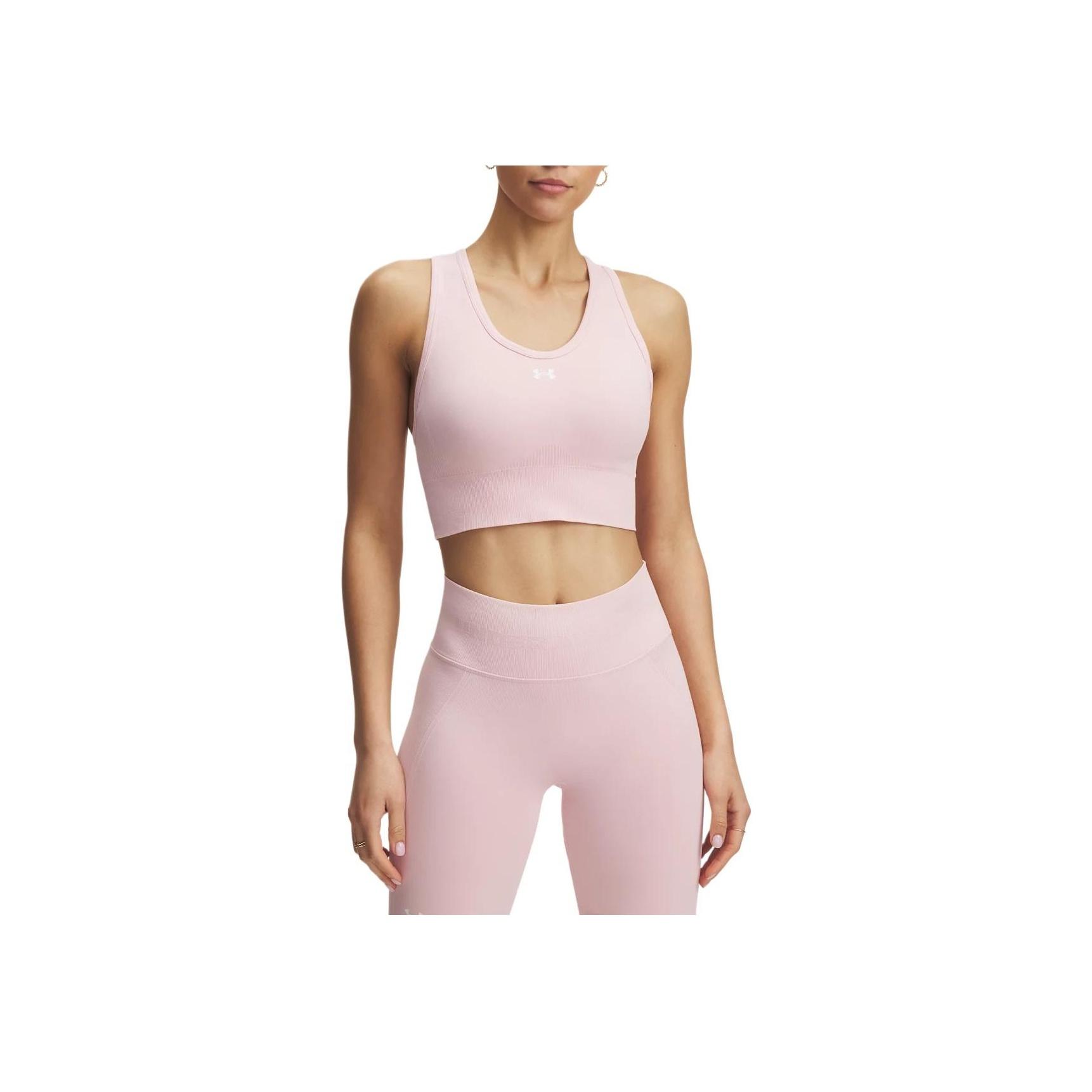 Under Armour Vanish Seamless Comfortable Classic Skin-Friendly Versatile Sports Bra Women underwear Deep-Pink 1384419-647 M
Under Armour Vanish Seamless Comfortable Classic Skin-Friendly Versatile Sports Bra Women underwear Deep-Pink 1384419-647 M