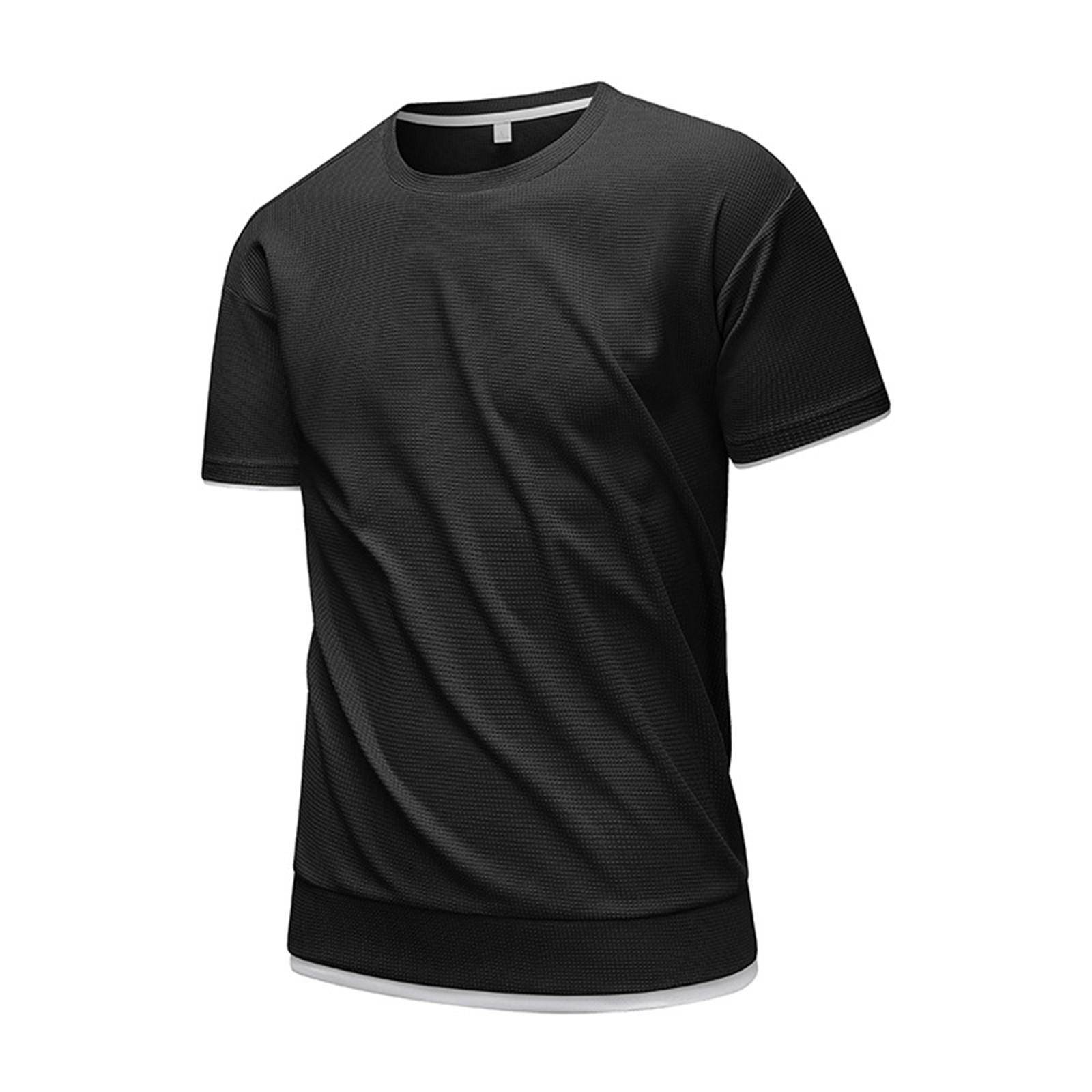 Men s Summer Men s Half Short Sleeve T-shirt Casual Fake Two-piece Top XXL чорний
Men s Summer Men s Half Short Sleeve T-shirt Casual Fake Two-piece Top XXL чорний