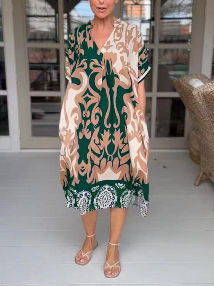 Boho Floral Maxi Dress with White Hem Detail, Blue Brown Print Summer Beach Dress, Elastic Waist A-Line Long Dress 3XL зелений
Boho Floral Maxi Dress with White Hem Detail, Blue Brown Print Summer Beach Dress, Elastic Waist A-Line Long Dress 3XL зелений