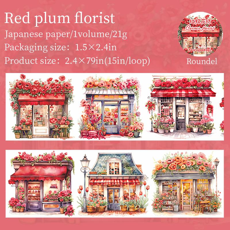 60mm*2m Vintage Corner Flower Shop Series Stickers Foil Tape And Washi Tape For DIY Decorative scrapbook Stationery supplies
60mm*2m Vintage Corner Flower Shop Series Stickers Foil Tape And Washi Tape For DIY Decorative scrapbook Stationery supplies
