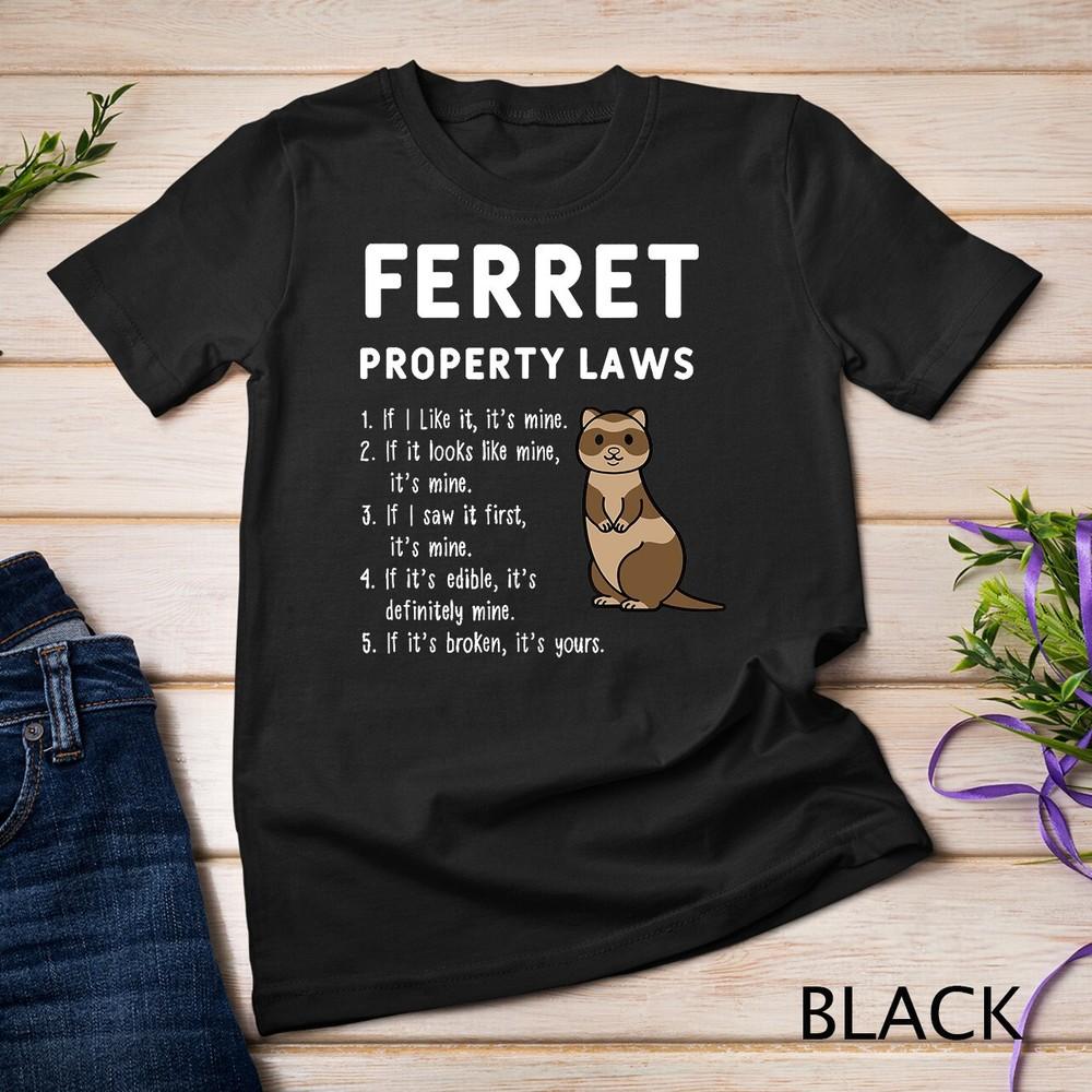 Ferret Property Laws Five Statements By Ferrets T-Shirt Unisex T-shirt 2XL
Ferret Property Laws Five Statements By Ferrets T-Shirt Unisex T-shirt 2XL