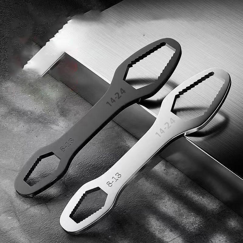 2Pcs 8-24mm Universal Torx Wrench Adjustable Wrench Board Double-head Multipurpose Torx Spanner Repair Hand Tools
2Pcs 8-24mm Universal Torx Wrench Adjustable Wrench Board Double-head Multipurpose Torx Spanner Repair Hand Tools