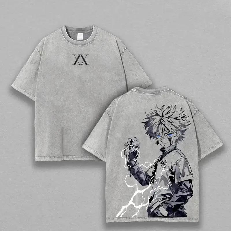 Anime Hunter Hunter Killua Graphic T Shirt Men Short Sleeve Clothing Casual Cotton Tshirt Vintage Washed Tshirt Harajuku Tops S
Anime Hunter Hunter Killua Graphic T Shirt Men Short Sleeve Clothing Casual Cotton Tshirt Vintage Washed Tshirt Harajuku Tops S