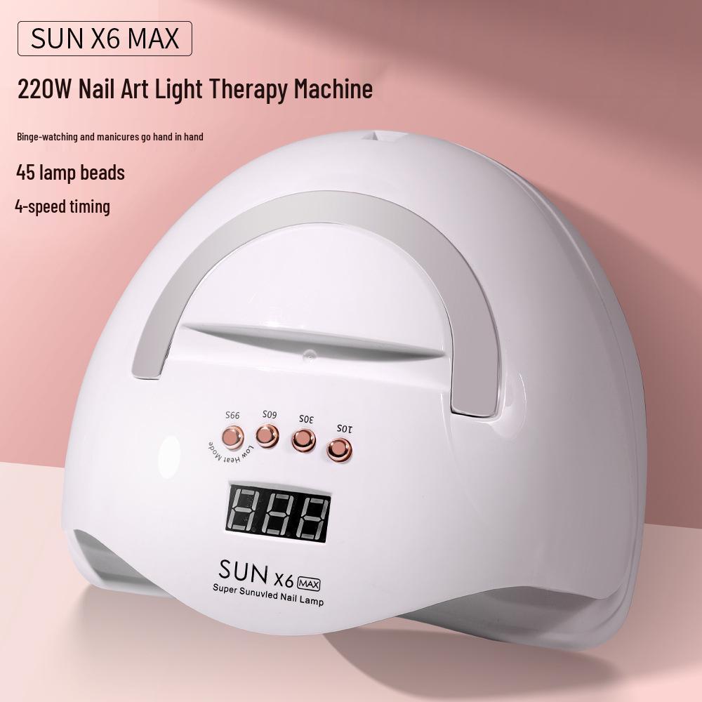 220W Portable UV LED Nail Lamp - Quick-Dry, Protects Hands
220W Portable UV LED Nail Lamp - Quick-Dry, Protects Hands