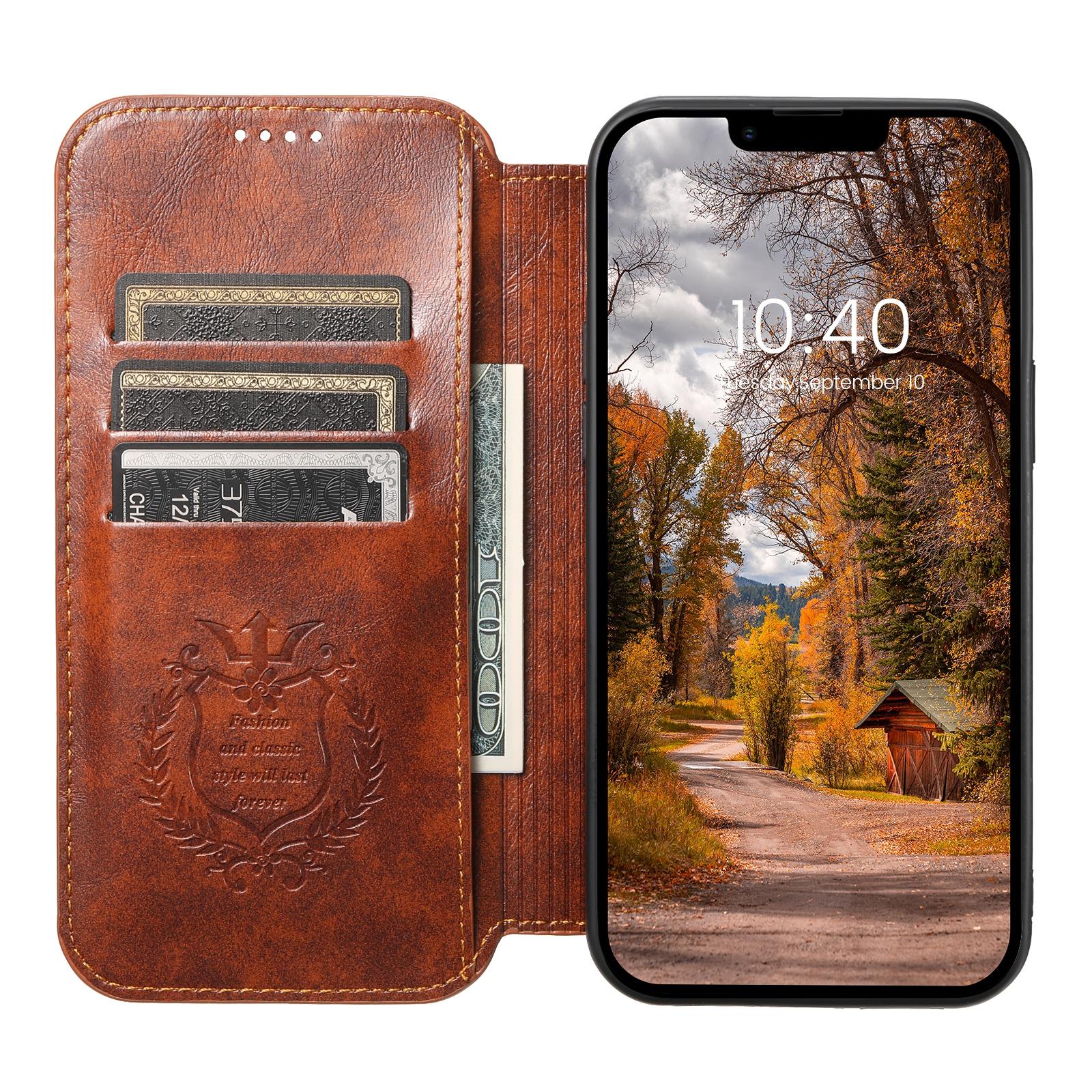 SUTENI J05 For iPhone 15 Case Compatible with MagSafe Anti-scratch Leather Card Slots Phone Cover Khaki
SUTENI J05 For iPhone 15 Case Compatible with MagSafe Anti-scratch Leather Card Slots Phone Cover Khaki