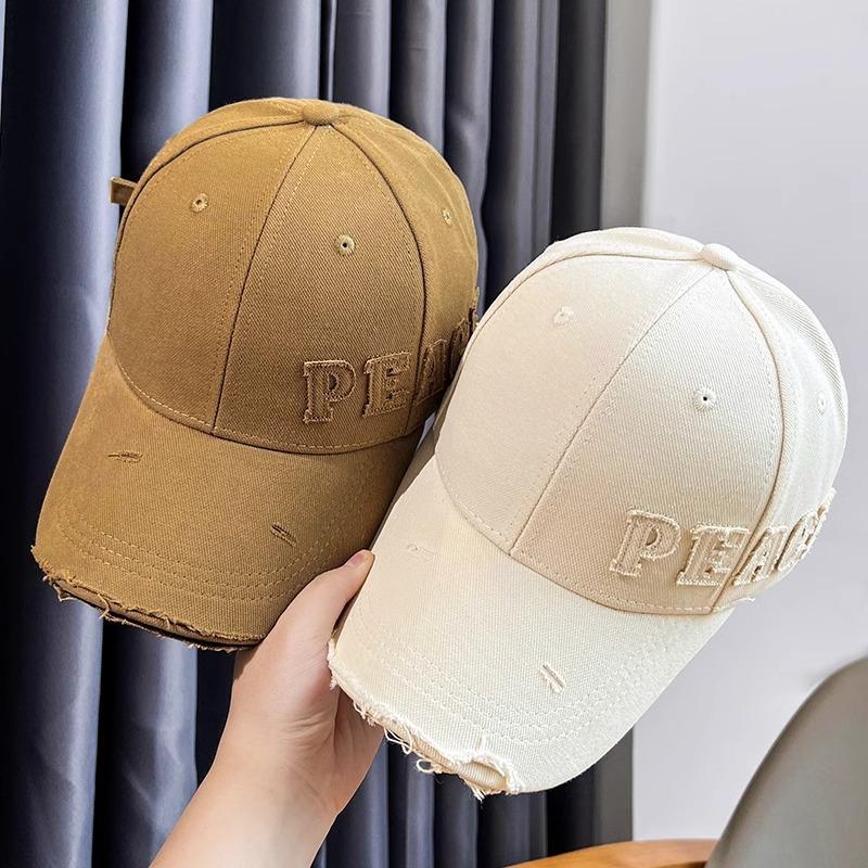 Korean Version of Letters Ripped Old Letters Baseball Hat Women s Trendy Brand Versatile Casual Face Showing Small Hard Top Baseball Cap Men (54-58Cm) Adjustable
Korean Version of Letters Ripped Old Letters Baseball Hat Women s Trendy Brand Versatile Casual Face Showing Small Hard Top Baseball Cap Men (54-58Cm) Adjustable