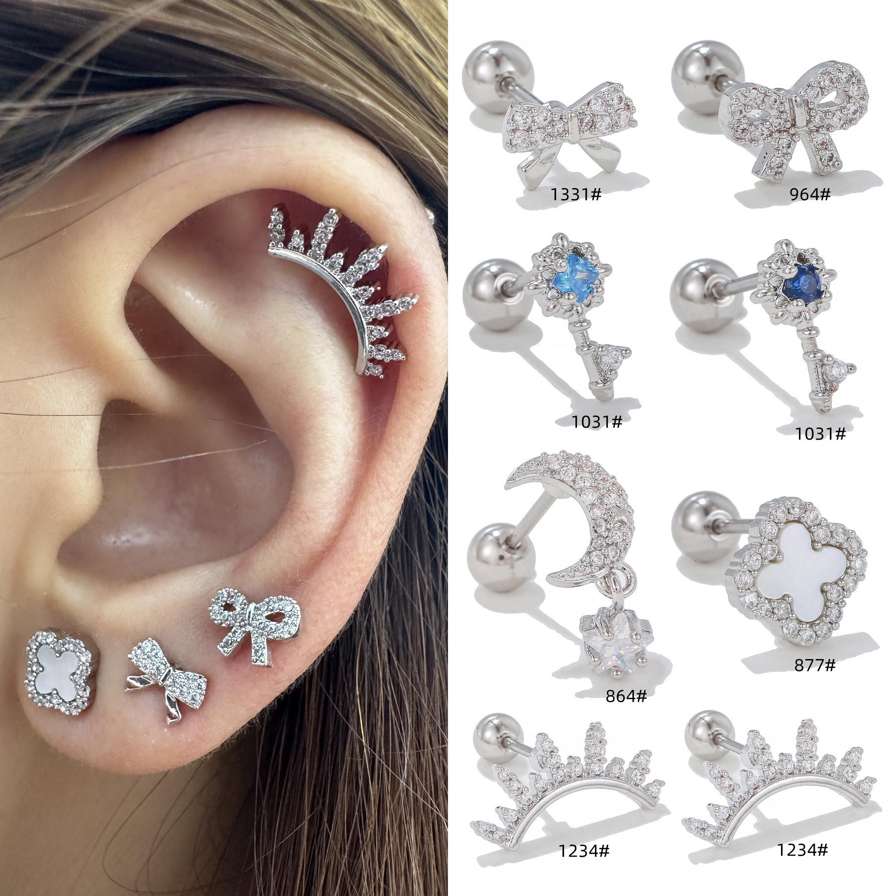 Spicy Girl Geometric Zircon Stud Earrings - Women s Fashion Sleep-Friendly Ear Cartilage Accessories
Spicy Girl Geometric Zircon Stud Earrings - Women s Fashion Sleep-Friendly Ear Cartilage Accessories