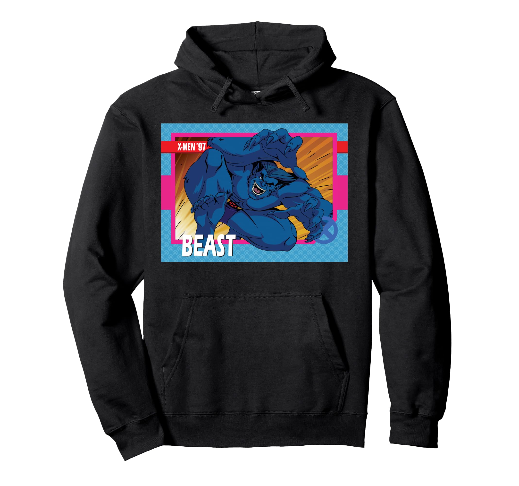 Marvel Studios X-Men 97 Beast Retro Trading Card Hoodie
Marvel Studios X-Men 97 Beast Retro Trading Card Hoodie