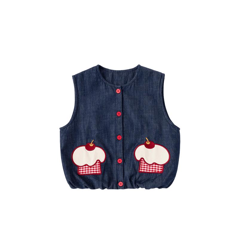 Dudu Family Girls Spring Anti-Fade Denim Vest 90
Dudu Family Girls Spring Anti-Fade Denim Vest 90