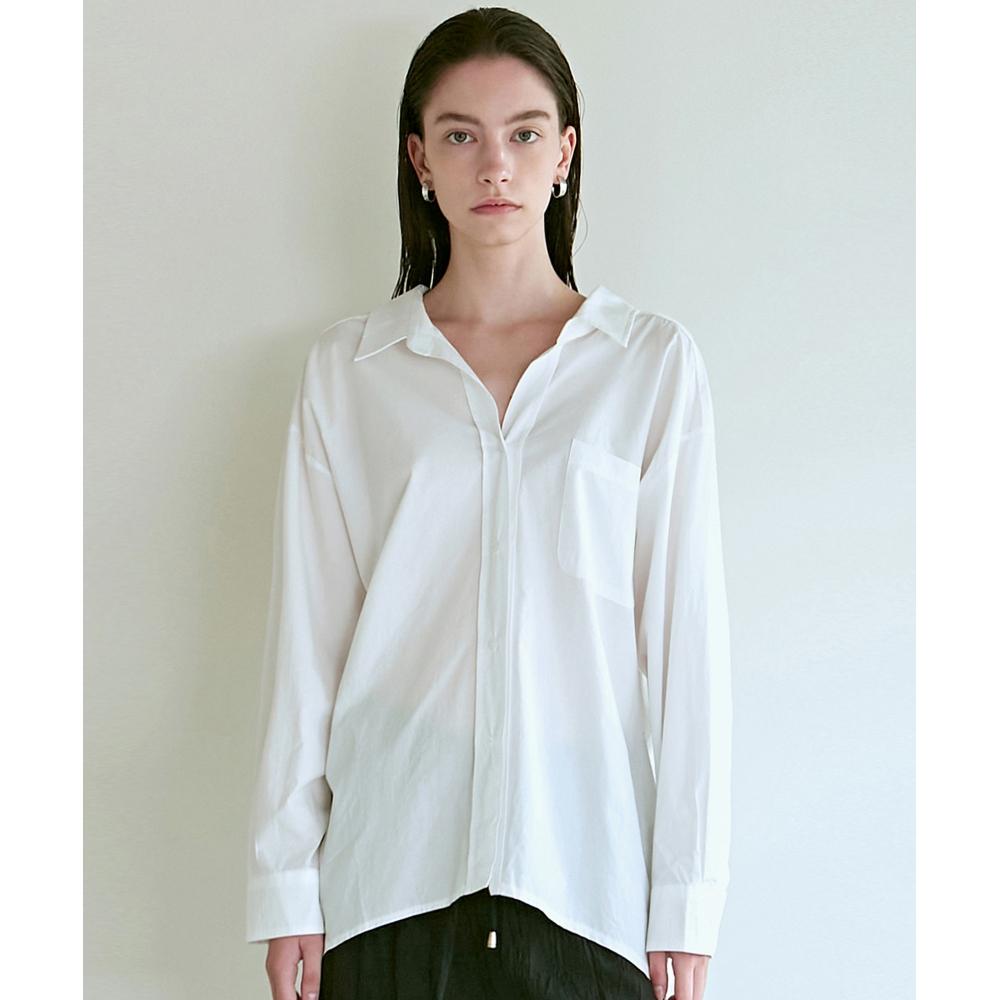 NICKNICOLE Open Collar ShirtWhite
NICKNICOLE Open Collar ShirtWhite