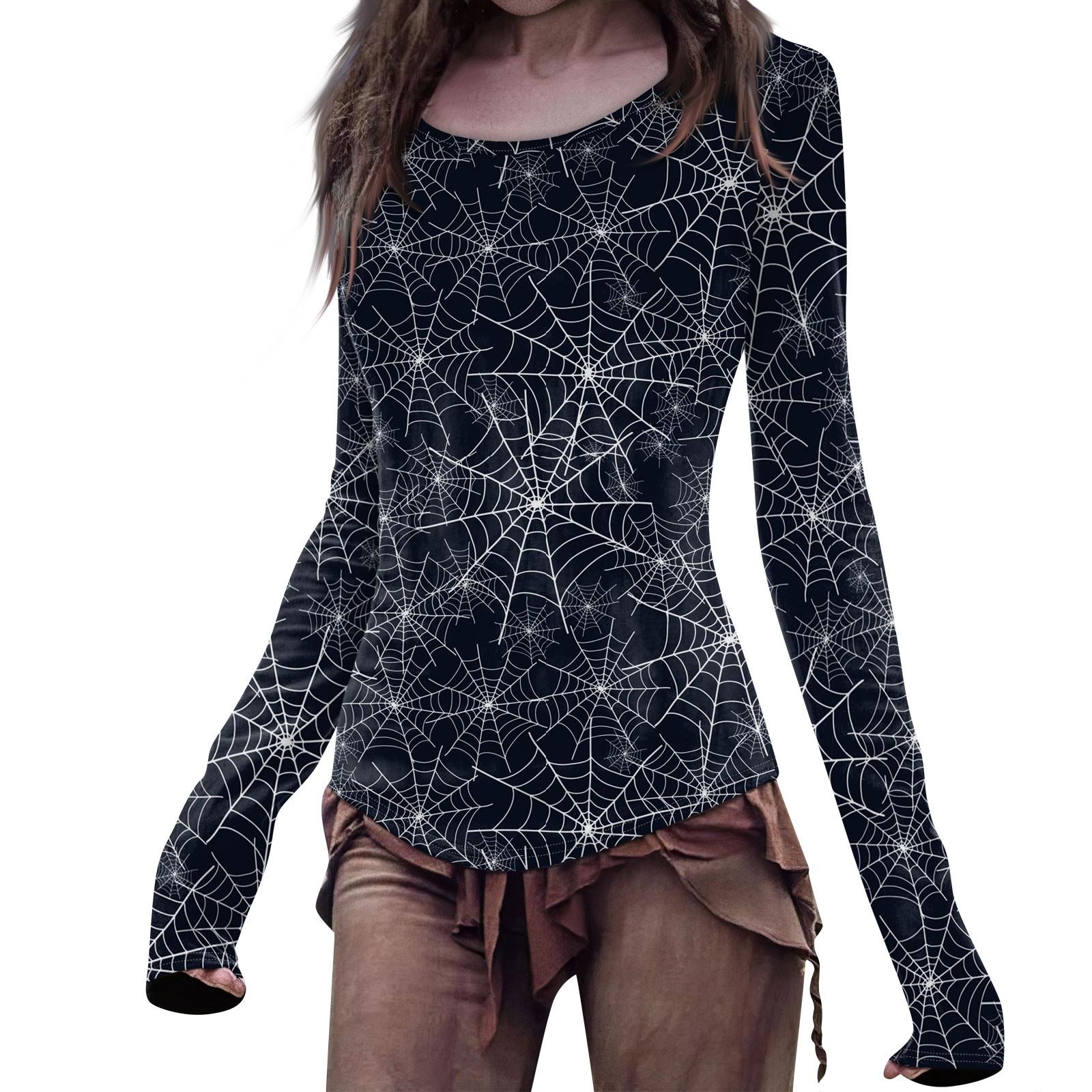 Женская мода повседневный Mori Slim с длинным рукавом Хэллоуин принтованный круглый вырез обычный топ S тёмно-синий
Женская мода повседневный Mori Slim с длинным рукавом Хэллоуин принтованный круглый вырез обычный топ S тёмно-синий