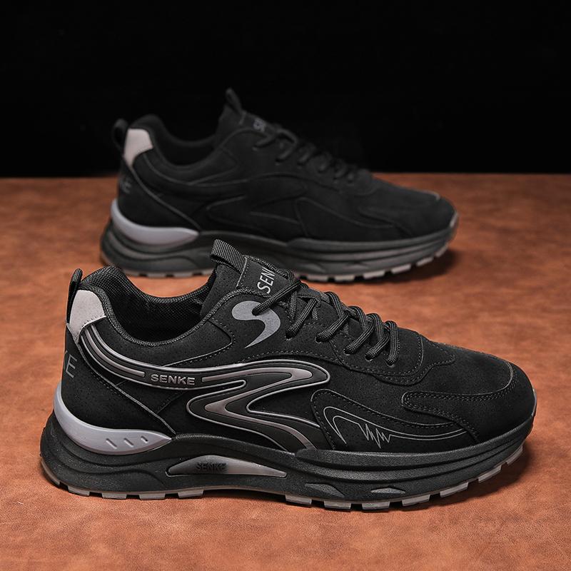 Новая мужская осенняя спортивная обувь, мужская обувь для активного отдыха, альпинизма, пешего туризма, рабочая обувь на толстой подошве с увеличением роста 44 чёрный
Новая мужская осенняя спортивная обувь, мужская обувь для активного отдыха, альпинизма, пешего туризма, рабочая обувь на толстой подошве с увеличением роста 44 чёрный