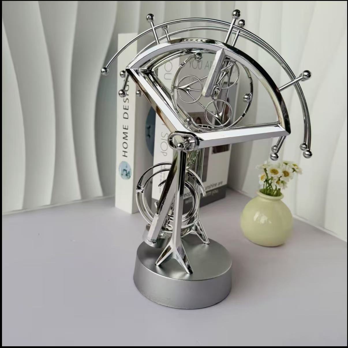 NEW Creative Perpetual Motion Instrument Pendant Celestial Chaos Pendulum Shaker Home Decoration Craft Gift 20.5X10.8X27cm серебряный
NEW Creative Perpetual Motion Instrument Pendant Celestial Chaos Pendulum Shaker Home Decoration Craft Gift 20.5X10.8X27cm серебряный