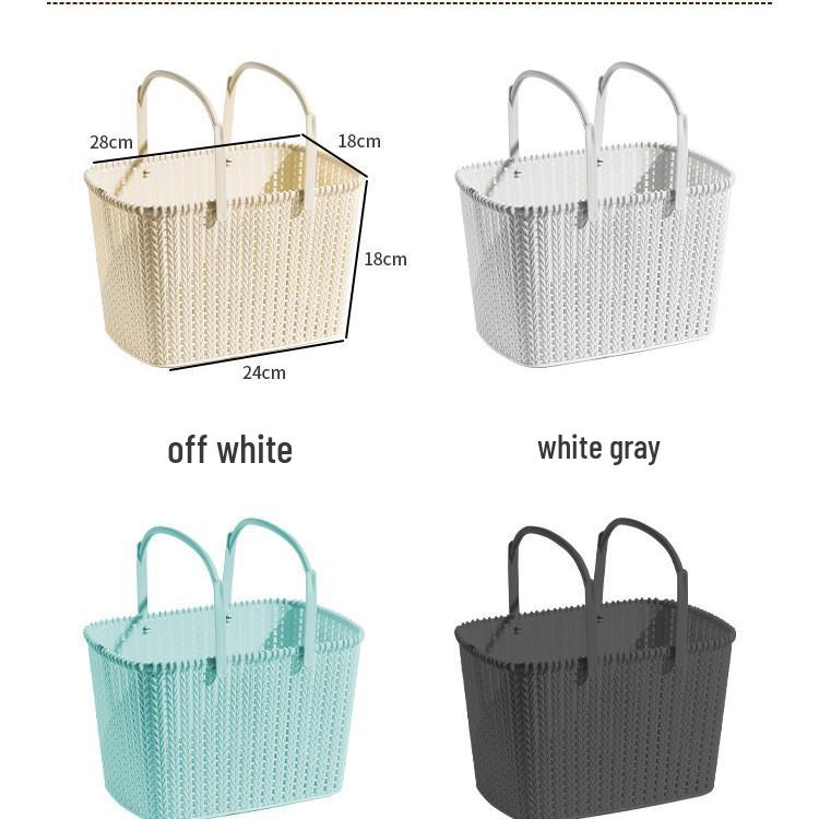 Newcomer Discount: 5 Yuan Off - Large Plastic Handheld Bath Caddy for Toiletries with Drainage
Newcomer Discount: 5 Yuan Off - Large Plastic Handheld Bath Caddy for Toiletries with Drainage