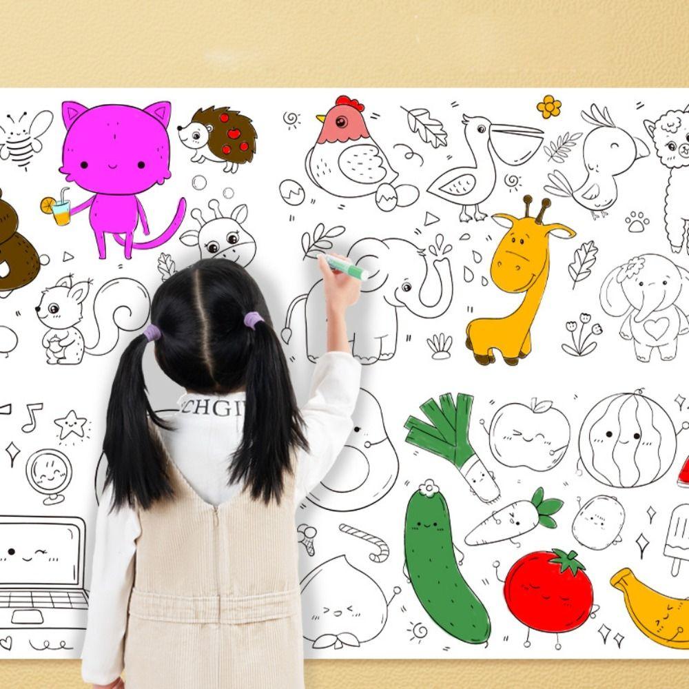 Sticker Children S Drawing Scroll Blank Coloring Pages Color Filling Sticker Children Drawing Roll 30cmx3m-Dream park
Sticker Children S Drawing Scroll Blank Coloring Pages Color Filling Sticker Children Drawing Roll 30cmx3m-Dream park