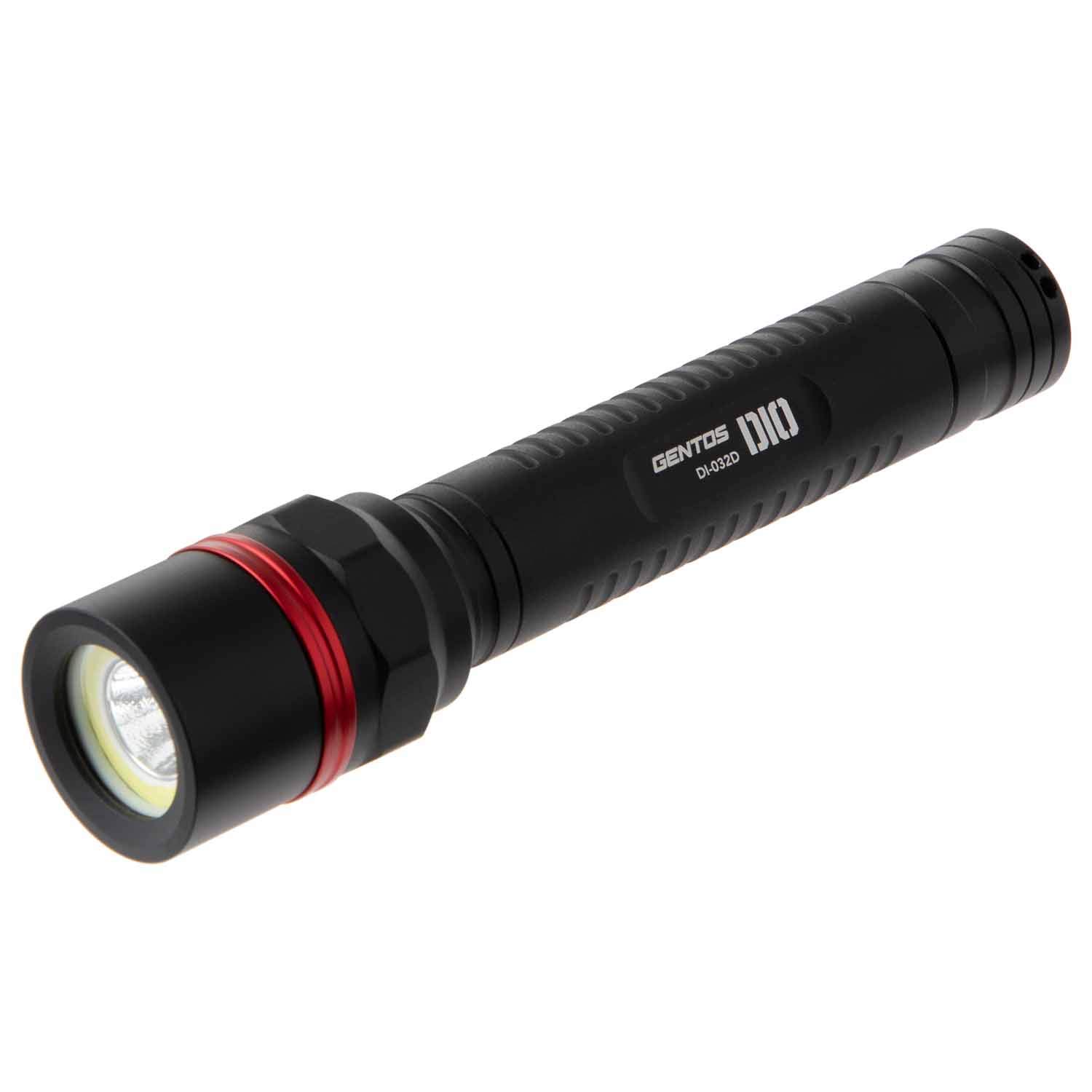 GENTOS Flashlight LED Light AA Battery Operated 350 Lumens DIO Handy Light Flashlight DI-032D
GENTOS Flashlight LED Light AA Battery Operated 350 Lumens DIO Handy Light Flashlight DI-032D