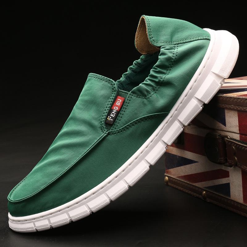Fengbu 0031 new summer men s one-pedal canvas shoes Korean version of casual old Beijing cloth shoes breathable board 38
Fengbu 0031 new summer men s one-pedal canvas shoes Korean version of casual old Beijing cloth shoes breathable board 38