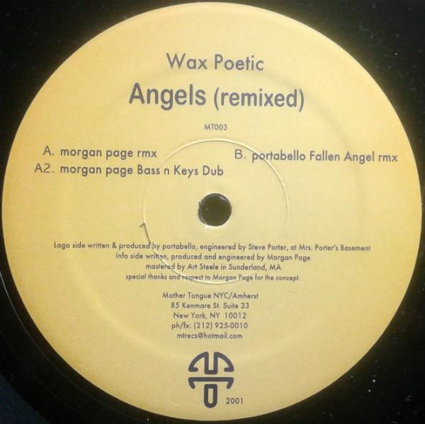 12inch Record WAX POETIC - Angels (Remixed) MT003 Mother Tongue 2001 US Dance & Electronica Used
12inch Record WAX POETIC - Angels (Remixed) MT003 Mother Tongue 2001 US Dance & Electronica Used