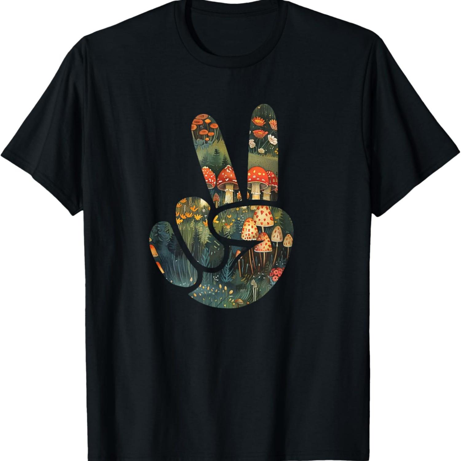Natural Silhouette Forest Meadow Cottagecore Peace Sign Hand T-Shirt(31) XXXXXL чорний
Natural Silhouette Forest Meadow Cottagecore Peace Sign Hand T-Shirt(31) XXXXXL чорний