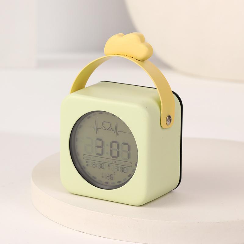 Metal Electronic Alarm Clock for Students Using Fashionable Cartoon LCD Multi-functional Simple Lazy People Using Desk Ornament Small Table Clock
Metal Electronic Alarm Clock for Students Using Fashionable Cartoon LCD Multi-functional Simple Lazy People Using Desk Ornament Small Table Clock