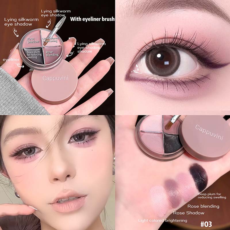 Cappuvini Matte Eyeliner Cream Long-Lasting Waterproof Sweatproof Smudge-Proof Natural Shaping Highlight Brightening Chinese Cos
Cappuvini Matte Eyeliner Cream Long-Lasting Waterproof Sweatproof Smudge-Proof Natural Shaping Highlight Brightening Chinese Cos