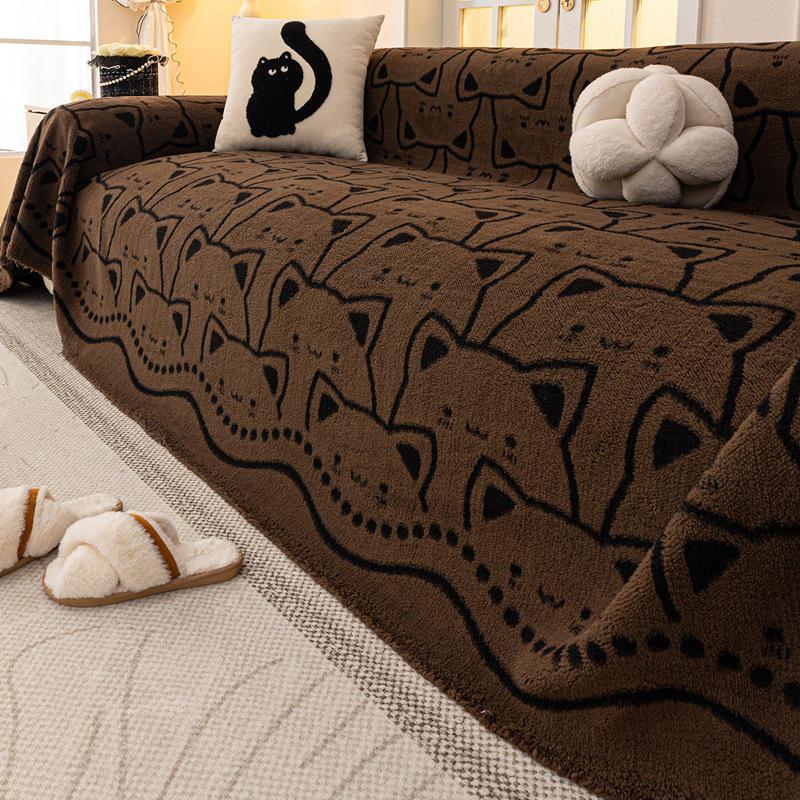 Cartoon Style Velvet Sofa Cover - Plush, Warm, One-Piece Winter Blanket No-arm Single: 180*130cm
Cartoon Style Velvet Sofa Cover - Plush, Warm, One-Piece Winter Blanket No-arm Single: 180*130cm