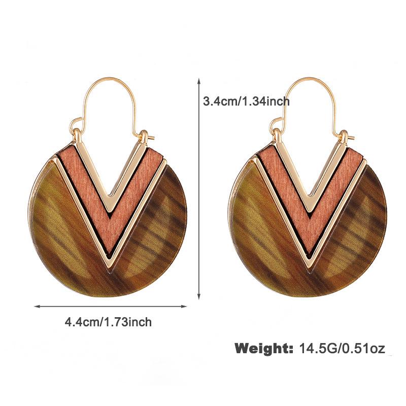 Kenjie High-End Exquisite Acrylic Earrings for Women - European/American Fashion, Autumn/Winter Cross-Border Temperament Plate Earrings
Kenjie High-End Exquisite Acrylic Earrings for Women - European/American Fashion, Autumn/Winter Cross-Border Temperament Plate Earrings