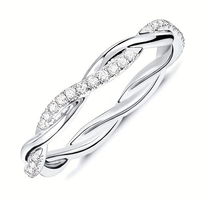 Модное золотое кольцо-кроссовер для женщин - европейский и американский стиль Size 6 серебряный
Модное золотое кольцо-кроссовер для женщин - европейский и американский стиль Size 6 серебряный