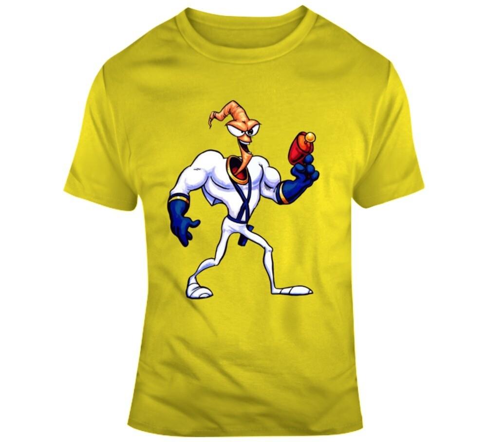 Retro SNes Game Earthworm Jim Character Video Game Fan T Shirt L
Retro SNes Game Earthworm Jim Character Video Game Fan T Shirt L