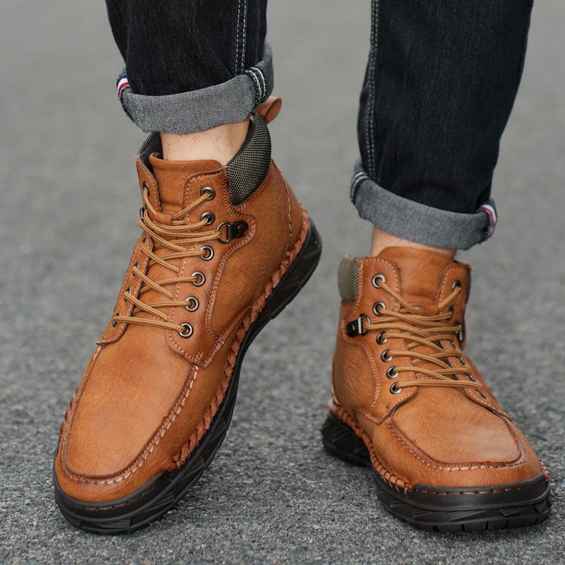 2025 autumn and winter Martin boots brown new high-top casual shoes daily large size cotton shoes platform boots 48
2025 autumn and winter Martin boots brown new high-top casual shoes daily large size cotton shoes platform boots 48