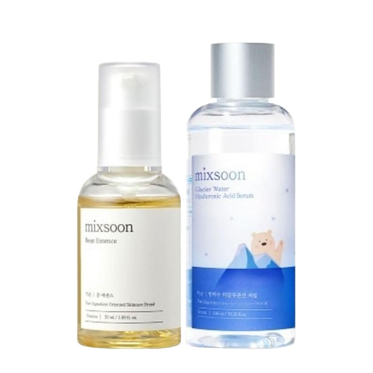 mixsoon Glow Layering Set (Bean Essence 50ml + Glacial Water Hyaluronic Acid Serum 100ml)
mixsoon Glow Layering Set (Bean Essence 50ml + Glacial Water Hyaluronic Acid Serum 100ml)