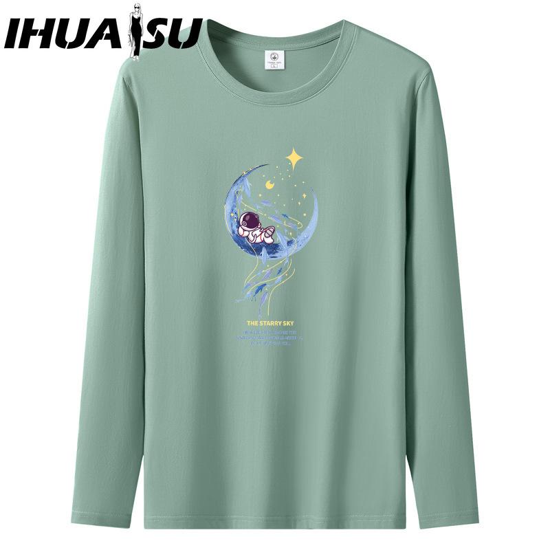 IHUASU Spring and Autumn Men s Long-sleeved T-shirt Men s O-collar Bottoming Shirt XXXXXL зелений
IHUASU Spring and Autumn Men s Long-sleeved T-shirt Men s O-collar Bottoming Shirt XXXXXL зелений