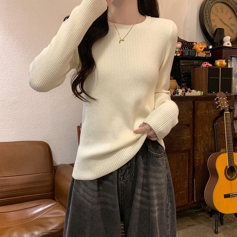 12-pin integrated fleece long-sleeved top solid color knitted sweater fleece thickened bottoming sweater women s autumn and winter warm sweater One size fits all абрикосовий
12-pin integrated fleece long-sleeved top solid color knitted sweater fleece thickened bottoming sweater women s autumn and winter warm sweater One size fits all абрикосовий