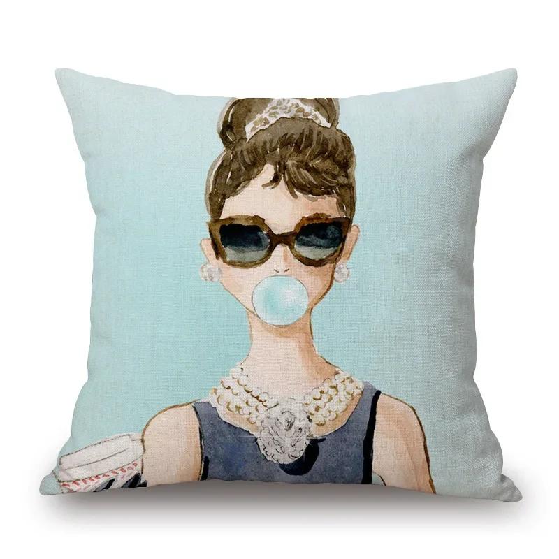 Красивая женщина девушка принт наволочка современный модный стиль красные губы декоративная наволочка 66x66cm
Красивая женщина девушка принт наволочка современный модный стиль красные губы декоративная наволочка 66x66cm