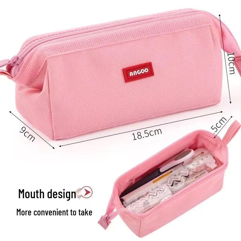Large Capacity Japanese Harajuku Style Pencil Case for Students - Suitable for Primary, Junior High, and High School, Internet Celebrity Design Ship-shaped Triangle Pencil Bag with Handle
Large Capacity Japanese Harajuku Style Pencil Case for Students - Suitable for Primary, Junior High, and High School, Internet Celebrity Design Ship-shaped Triangle Pencil Bag with Handle
