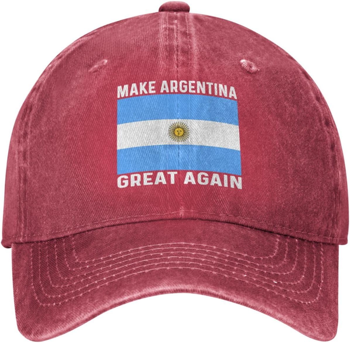 Make Argentina Great Again Hat Women Baseball Caps Graphic Hat Adjustable
Make Argentina Great Again Hat Women Baseball Caps Graphic Hat Adjustable