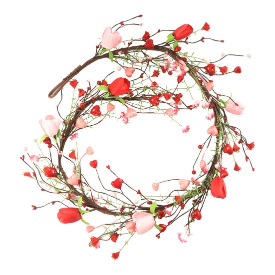 63 Artificial Tulip Garland Spring Easter Faux Tulip Hanging Vine with Green Leaves for Home Wedding Indoor Outdoor Decor 1pc
63 Artificial Tulip Garland Spring Easter Faux Tulip Hanging Vine with Green Leaves for Home Wedding Indoor Outdoor Decor 1pc