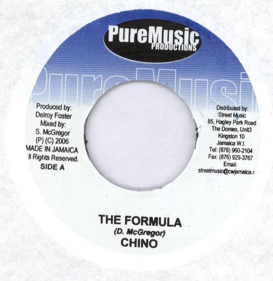 7inch Record CHINO - The Formula NONE Pure Music Prod 2006 Jamaica Reggae, Ska & Dub Used
7inch Record CHINO - The Formula NONE Pure Music Prod 2006 Jamaica Reggae, Ska & Dub Used