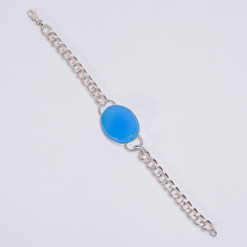 Excellent Top Grade Qualite 100% Natural Blue Chalcedony Oval Shape Ethnic Style Handmade Jewelry 925 Steling Silver Bracelet 8 WSJ-4673 8 синій
Excellent Top Grade Qualite 100% Natural Blue Chalcedony Oval Shape Ethnic Style Handmade Jewelry 925 Steling Silver Bracelet 8 WSJ-4673 8 синій