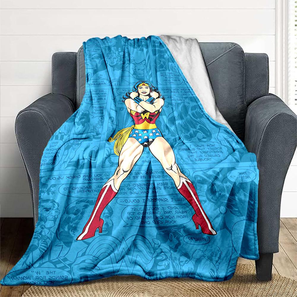 1 шт. Фланелевое одеяло Wonder Woman Мягкое, теплое и уютное для дивана, кровати, офиса и путешествий Универсальное всесезонное Подарок, Рождественский подарок 80x120cm
1 шт. Фланелевое одеяло Wonder Woman Мягкое, теплое и уютное для дивана, кровати, офиса и путешествий Универсальное всесезонное Подарок, Рождественский подарок 80x120cm