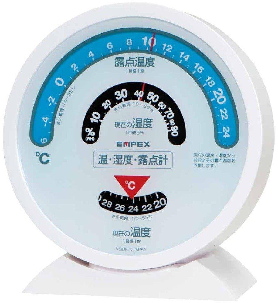 Empex Weather Meter Temperature Hygrometer Dew Point Meter Standing Made in Japan White TM-2601 белый
Empex Weather Meter Temperature Hygrometer Dew Point Meter Standing Made in Japan White TM-2601 белый