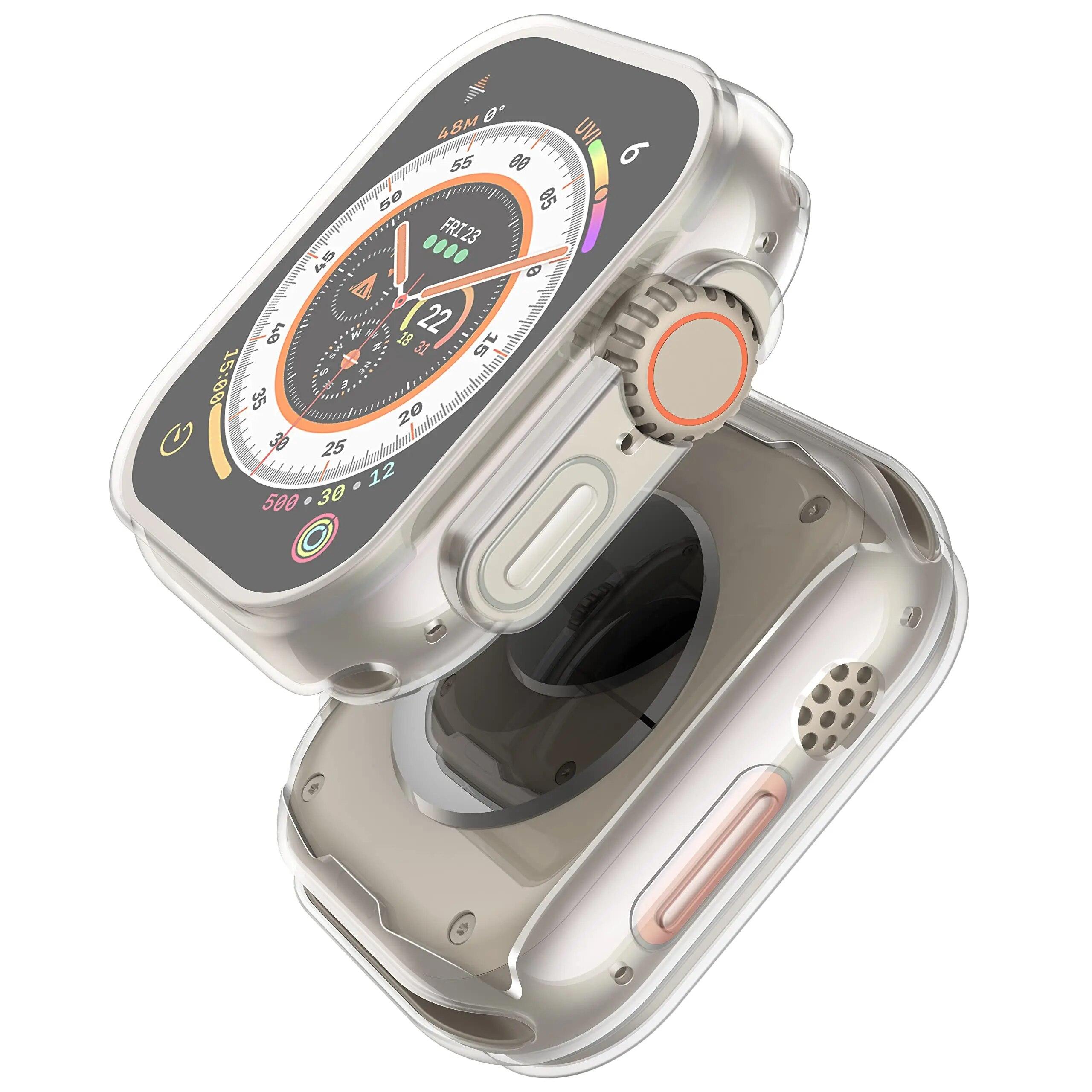 Чехол для часов Apple Watch Ultra 49MM Series 8 7 SE 6 5 4 3 2 45MM 41MM 44MM 40MM Прозрачная крышка Защитная пленка для экрана Apple Watch 49mm прозрачный
Чехол для часов Apple Watch Ultra 49MM Series 8 7 SE 6 5 4 3 2 45MM 41MM 44MM 40MM Прозрачная крышка Защитная пленка для экрана Apple Watch 49mm прозрачный